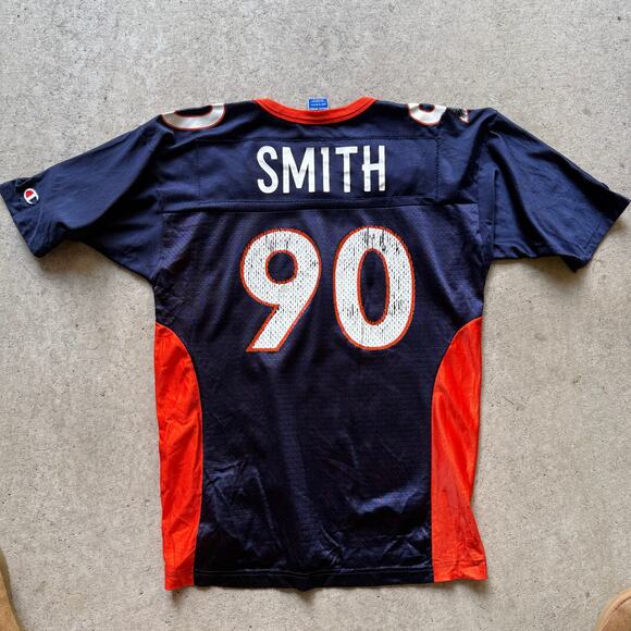Men's Vintage 90's Champion Denver Broncos Rod Smith NFL Football Jersey Sz 40 M - Picture 5 of 9